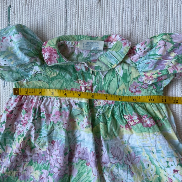 Beautiful vintage floral baby dress - Picture 5 of 6